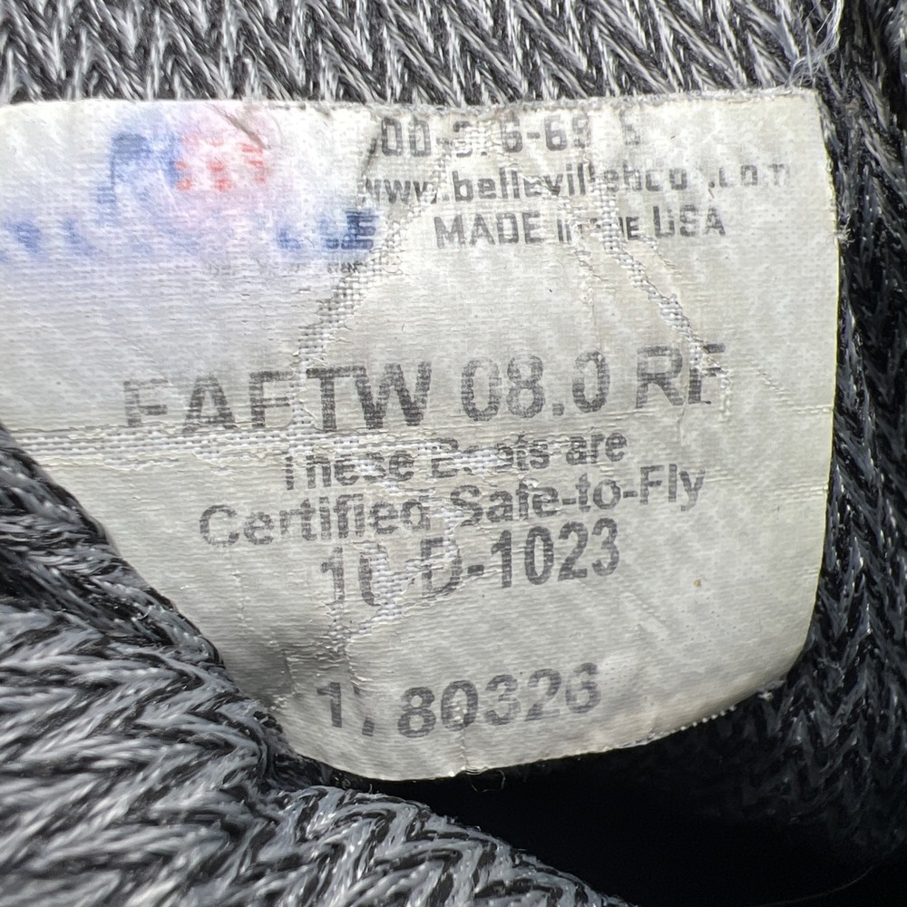 Belleville FAFTW 08 GTX Women's 8 Sage Combat Boots Vibram Sole USA Safe‑To‑Fly - Picture 6 of 8